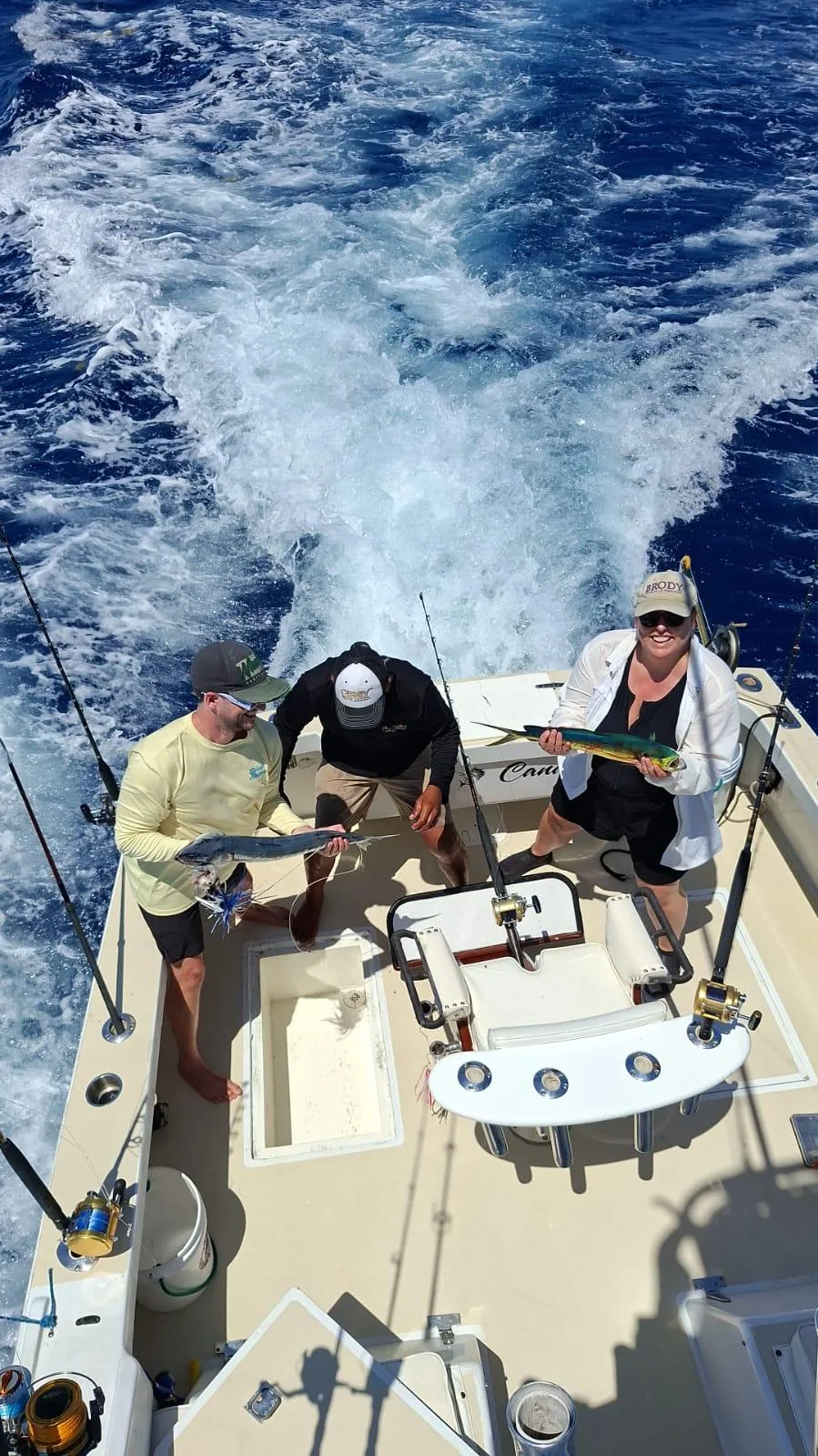 Deep sea fishing charter aboard Sea Candy, Cozumel