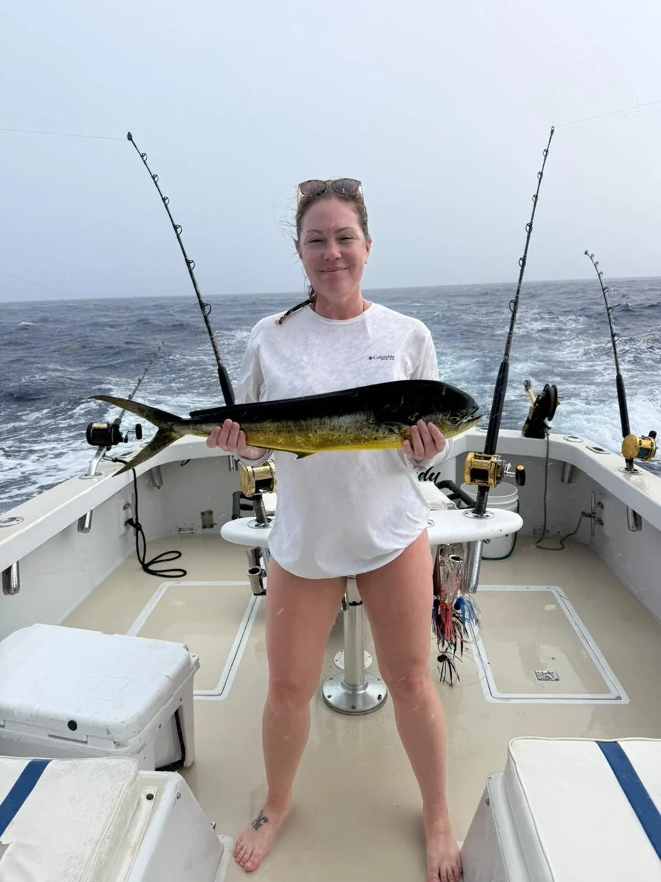 Deep sea fishing charter aboard Sea Candy, Cozumel