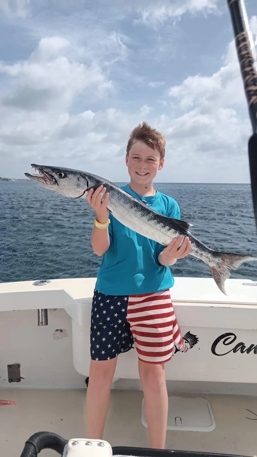 Deep sea fishing charter aboard Sea Candy, Cozumel