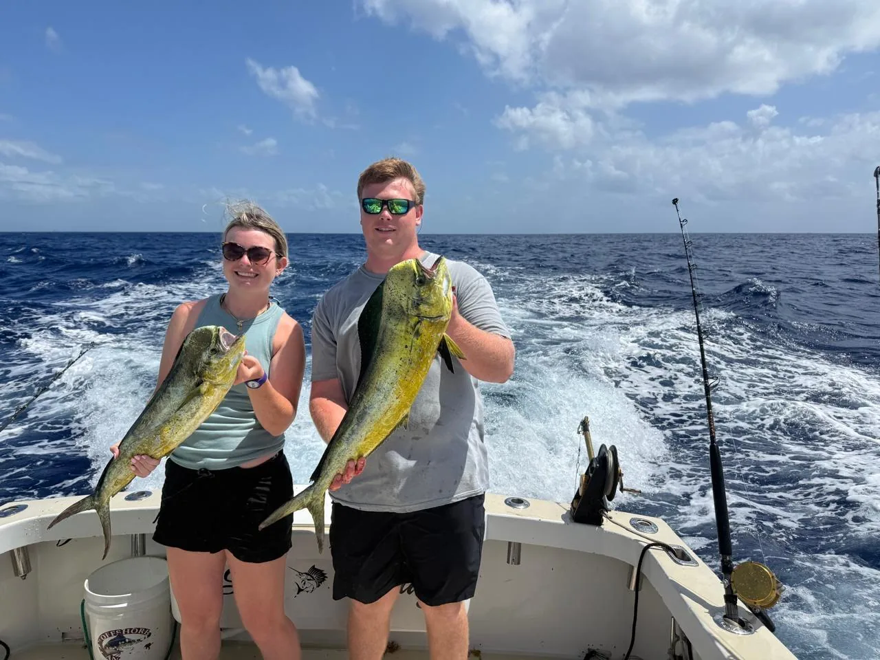 Deep sea fishing charter aboard Sea Candy, Cozumel