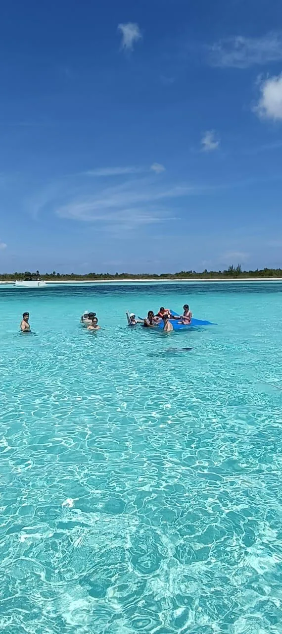 Snorkeling at El Cielo and El Cielito sandbar, Cozumel