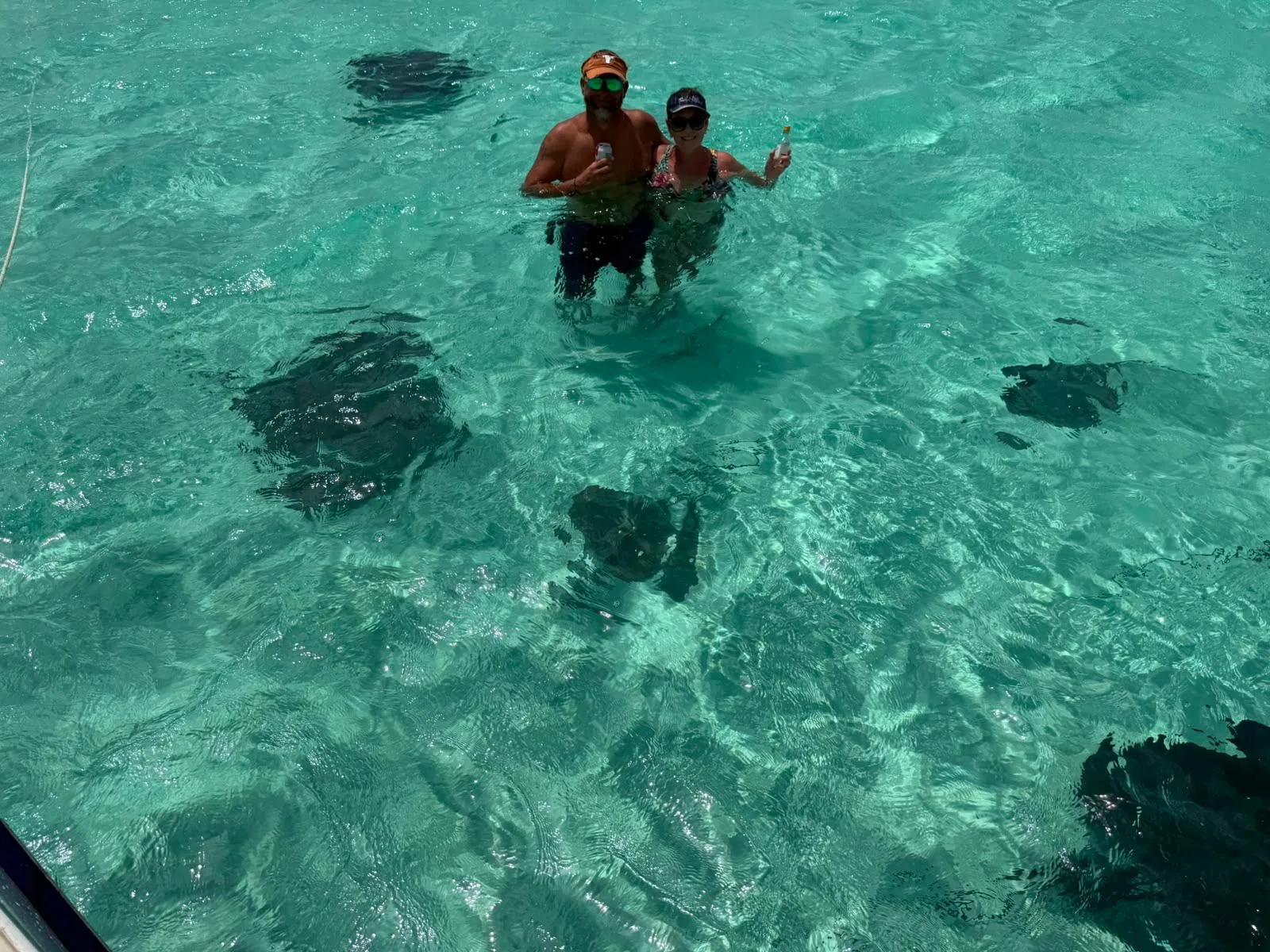 Snorkeling at El Cielo and El Cielito sandbar, Cozumel