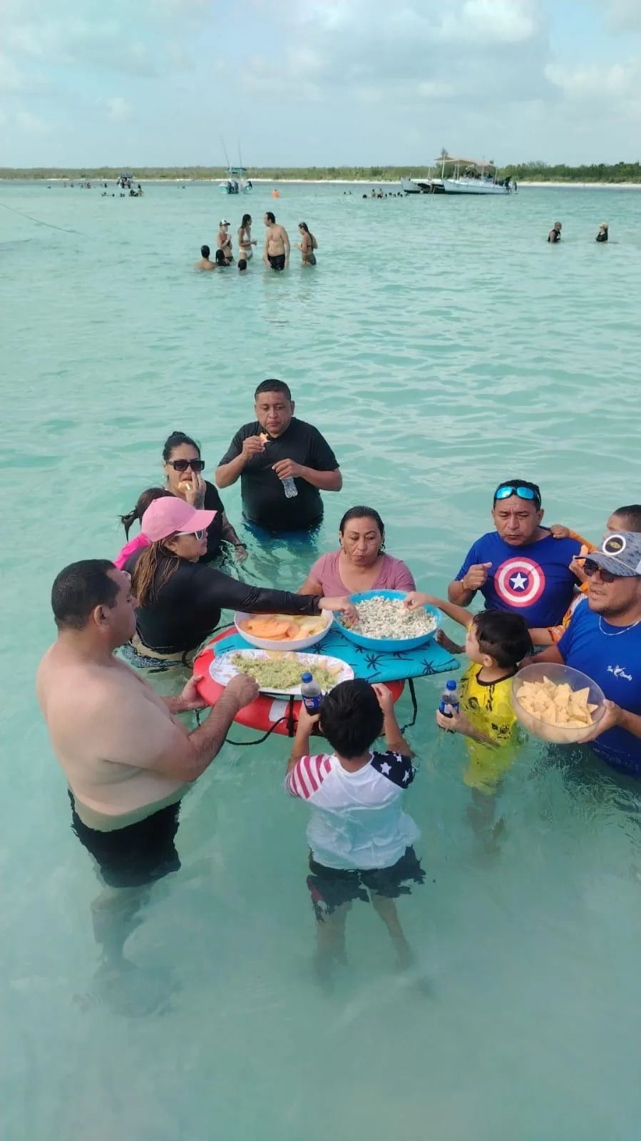 Snorkeling at El Cielo and El Cielito sandbar, Cozumel